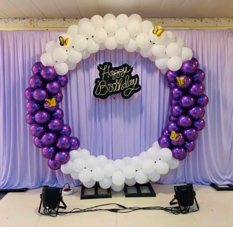 Happy birthday neon light