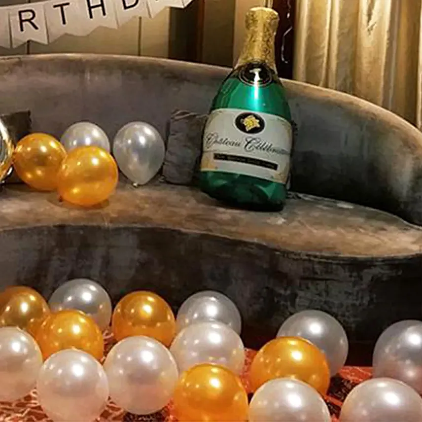 Birthday Sparkling Balloon Decor