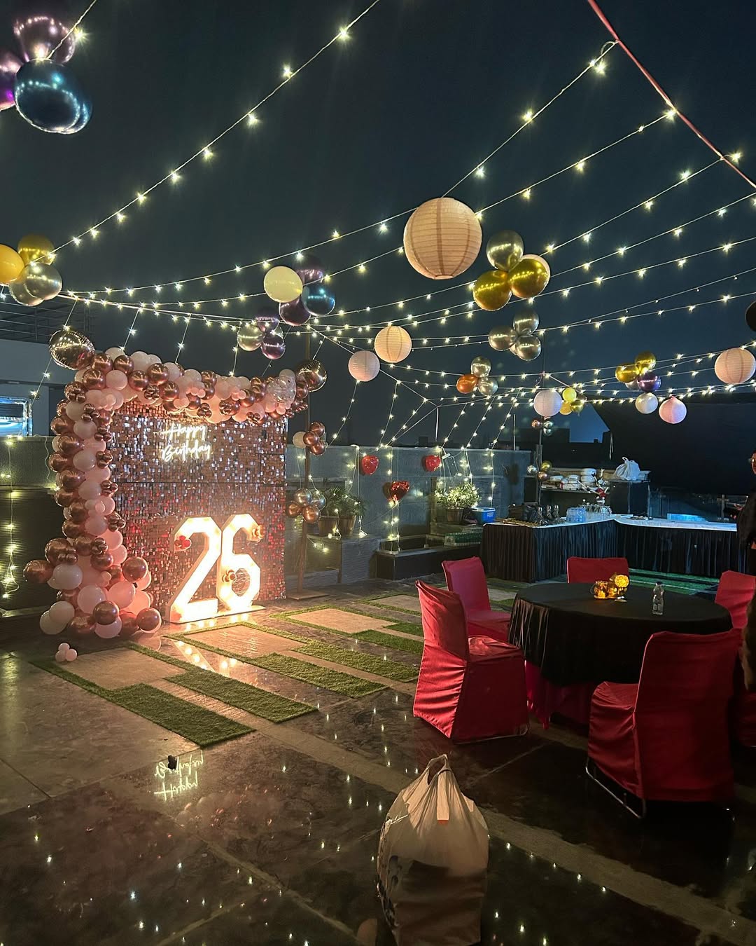Elegant Rooftop Birthday Celebration