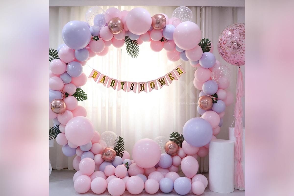 Rosegold Ring Baby Shower Decor