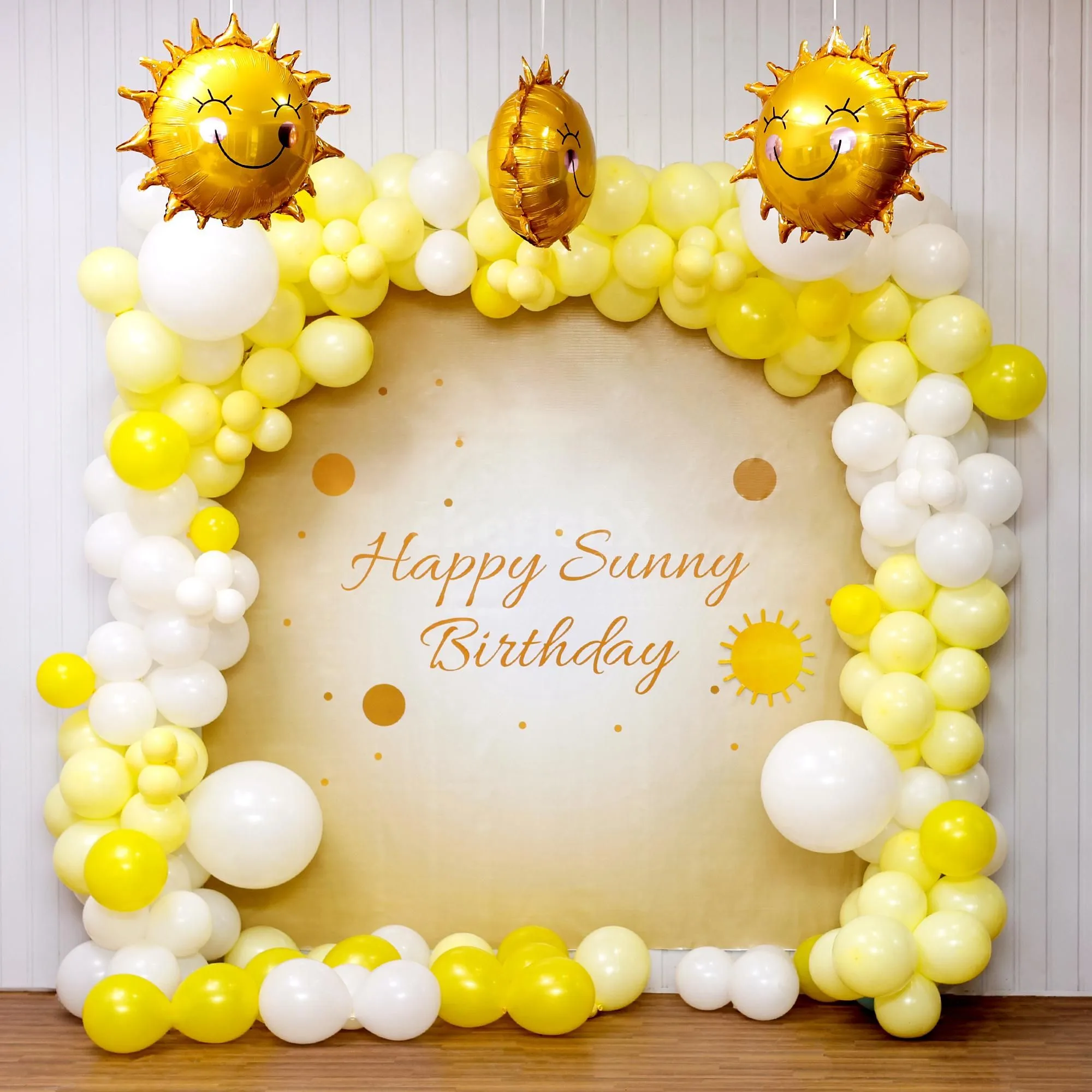 Sunny Smile Birthday Backdrop