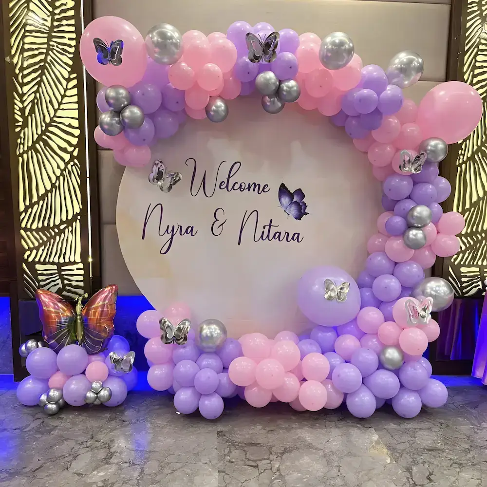 Butterfly Themed Welcome Baby Decoration