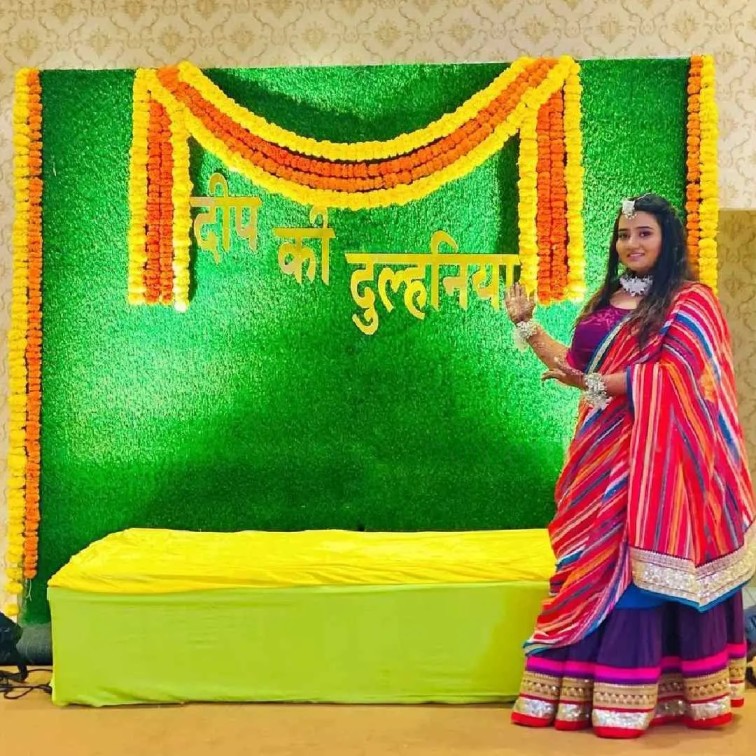 Customized Mehndi Backdrop