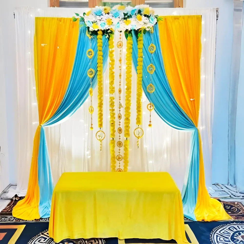 Simple Haldi Decoration For Home