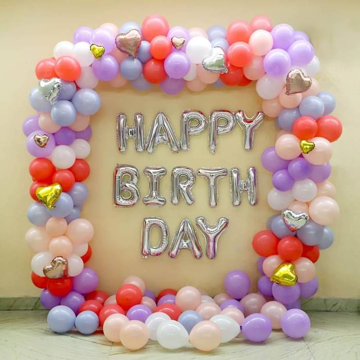 Pastel Birthday Balloon