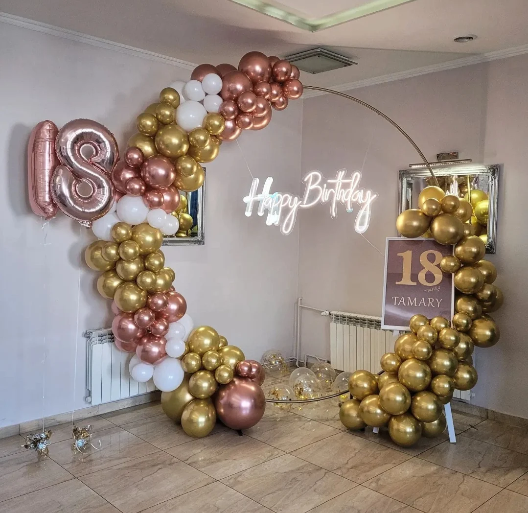 18th Birthday Balloon Arch