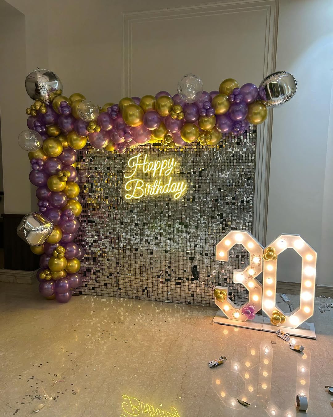 Elegant Luxe Birthday Décor