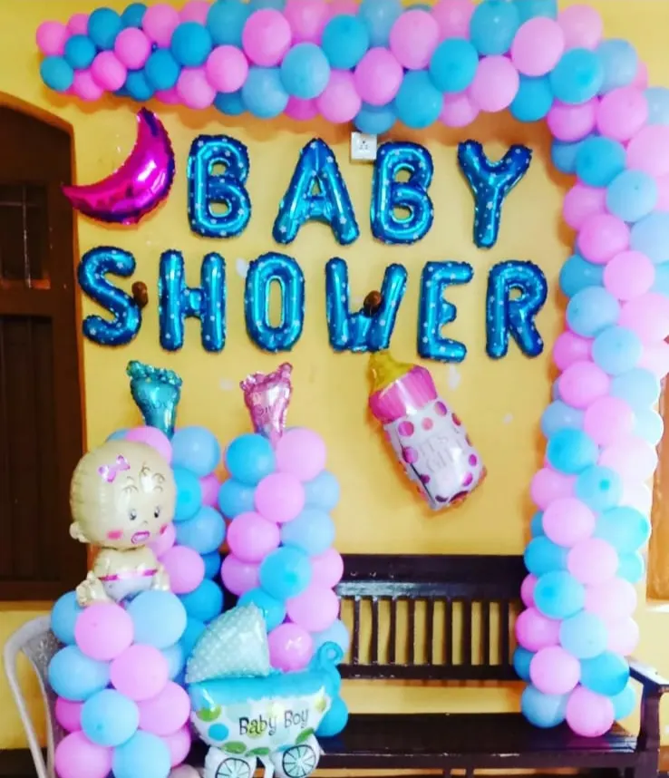 Baby Shower Balloon Decor