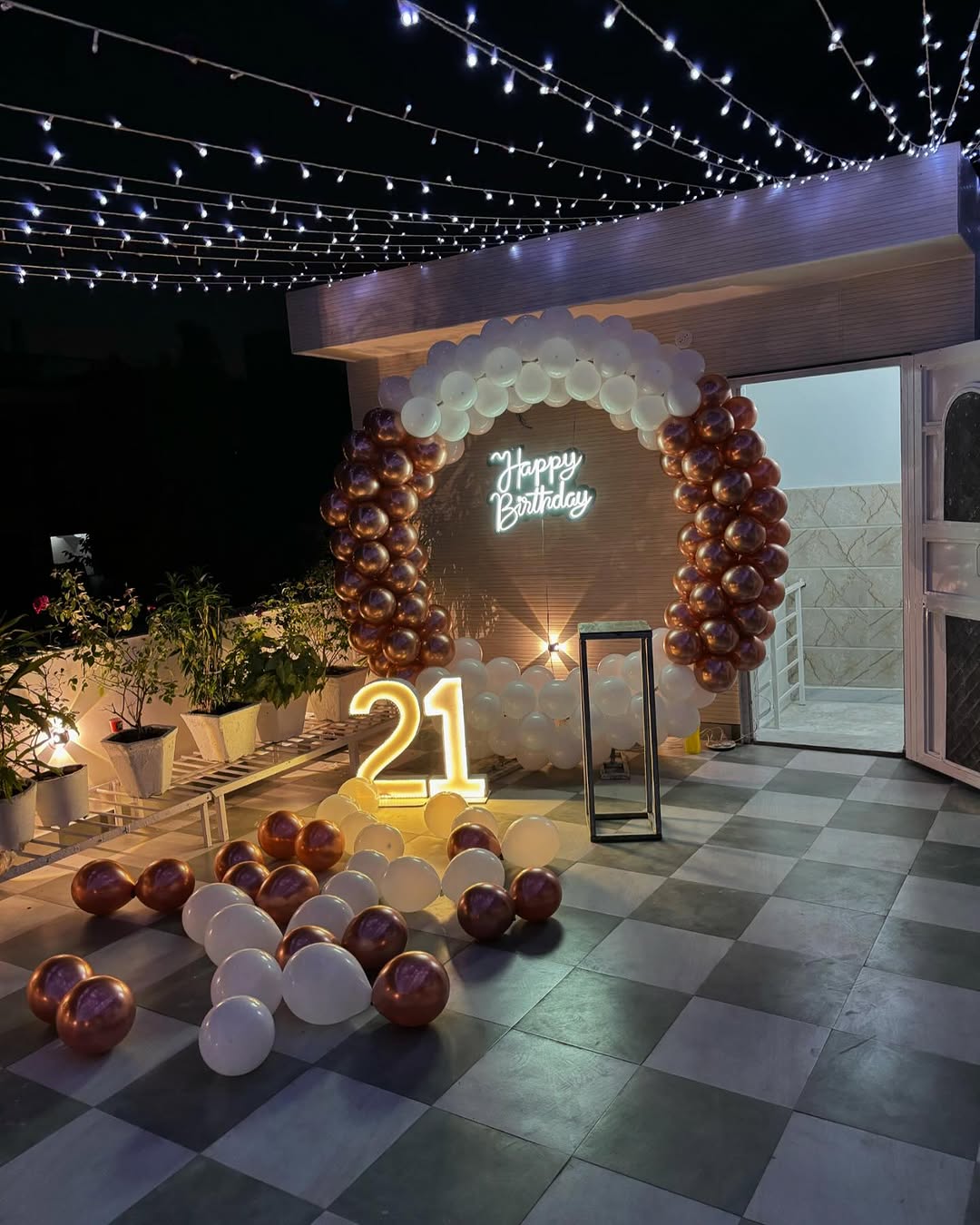 Rooftop 21st Birthday Celebration