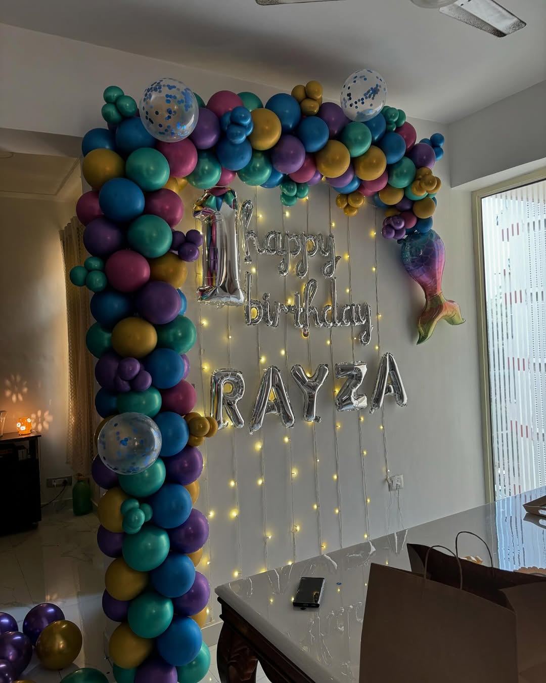 Magical Mermaid-Themed Birthday Decor