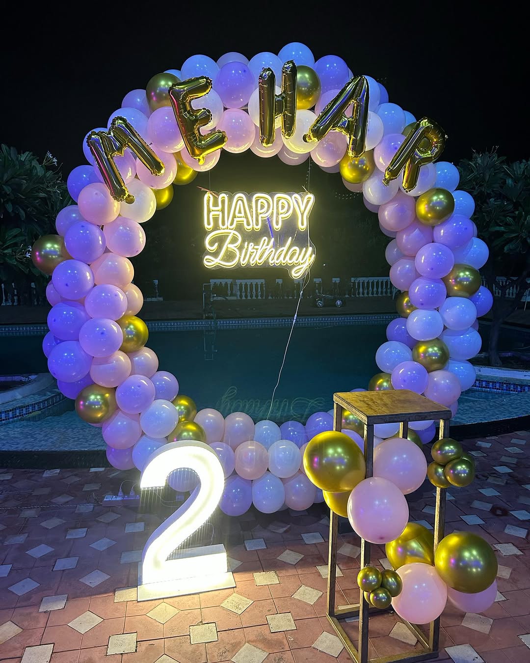 Elegant Birthday Balloon