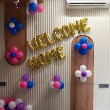 Welcome Home Balloon Decoration