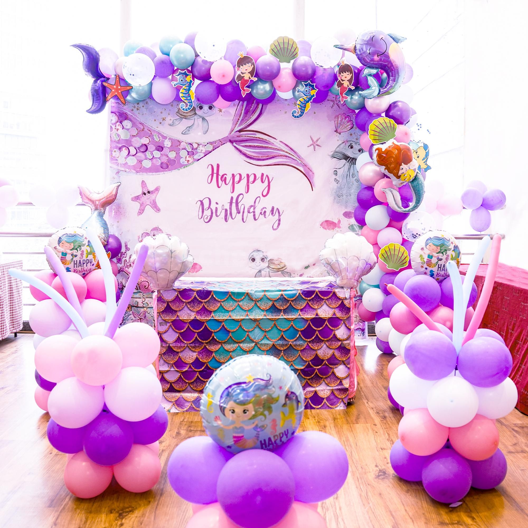 Underwater Wonderland: Mermaid Kids Birthday Decor