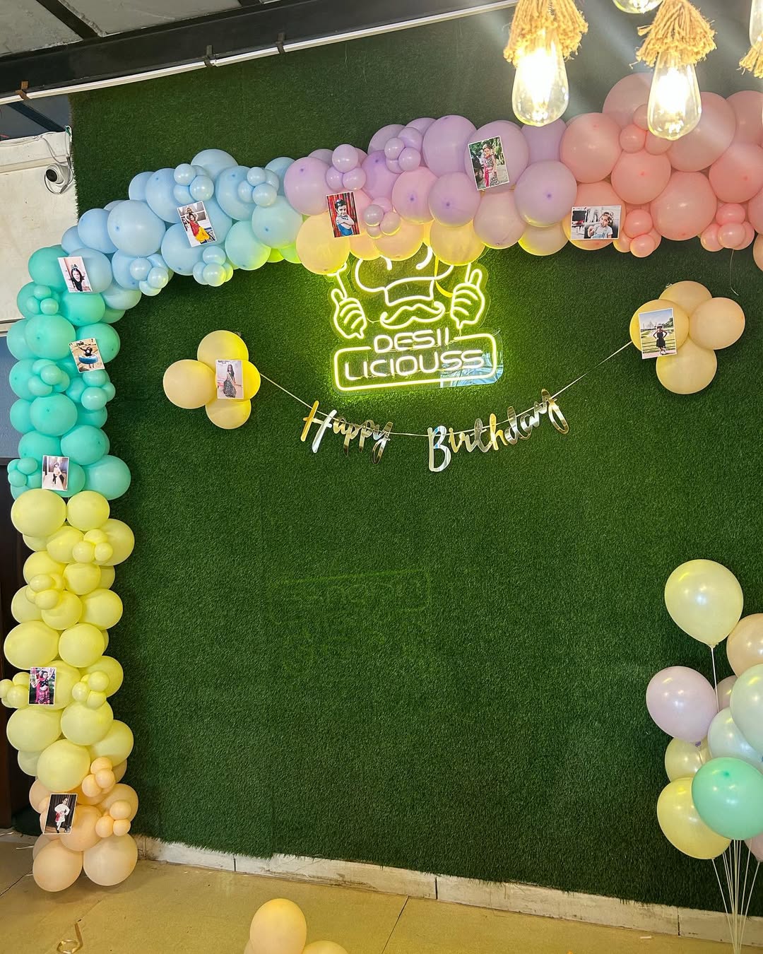 Pastel Photo Memory Arch