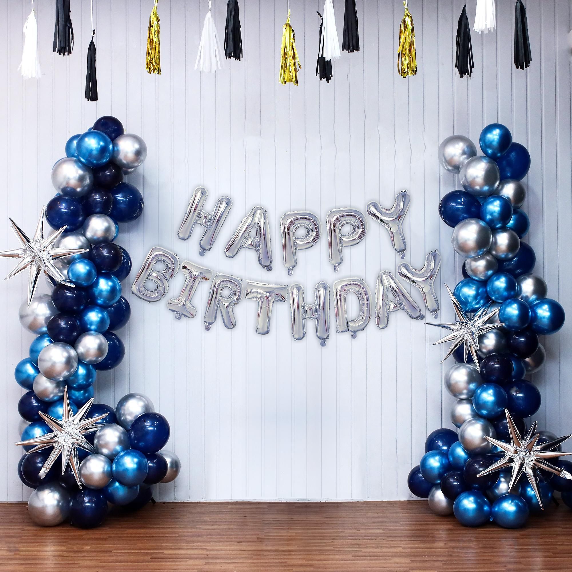 Blue Color Package For Birthday Decoration