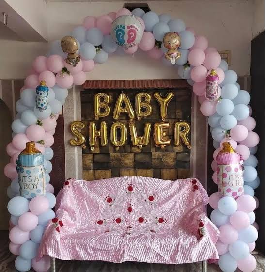 Baby Shower Balloon Arch Decor