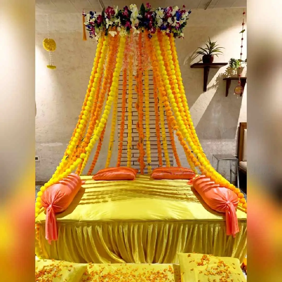 Simple Haldi Backdrop