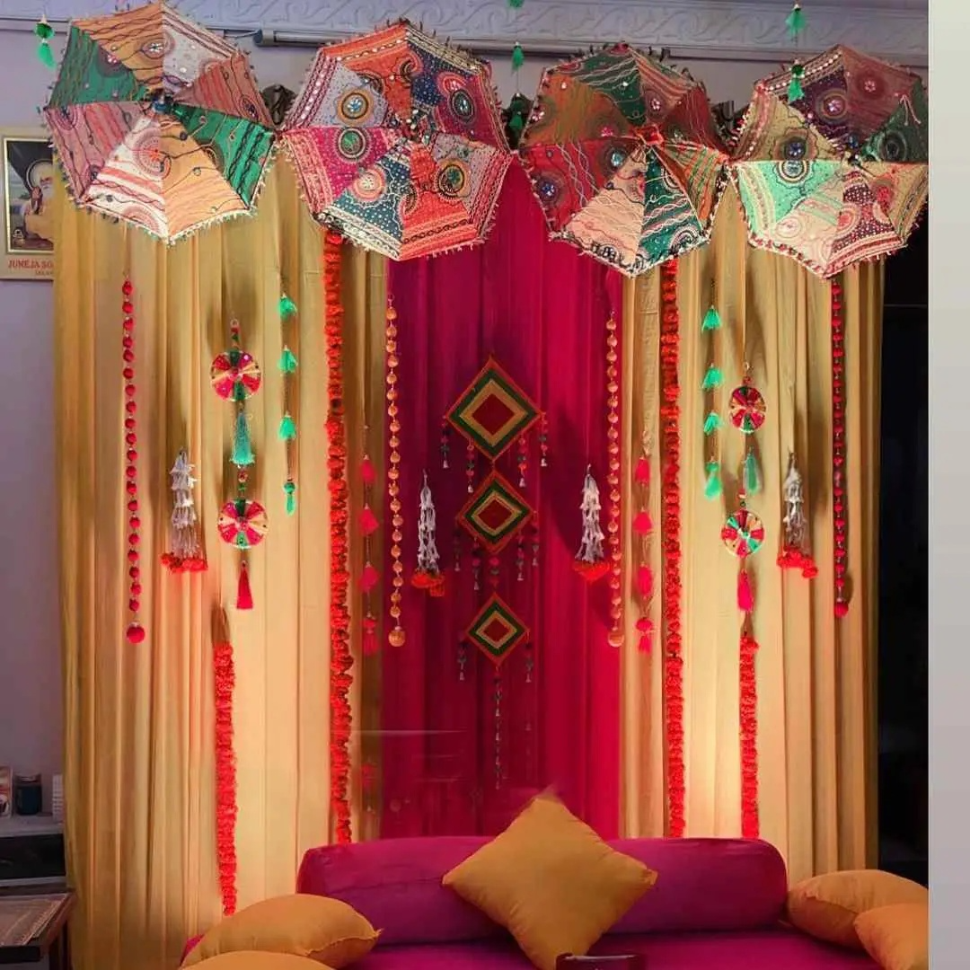 Indoor Mehndi Decoration