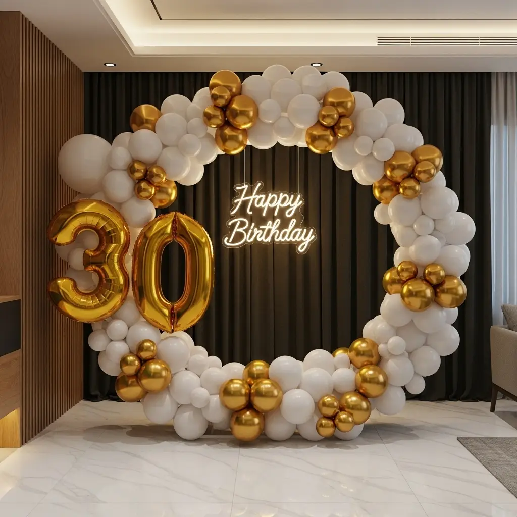 Birthday Backdrop Decor