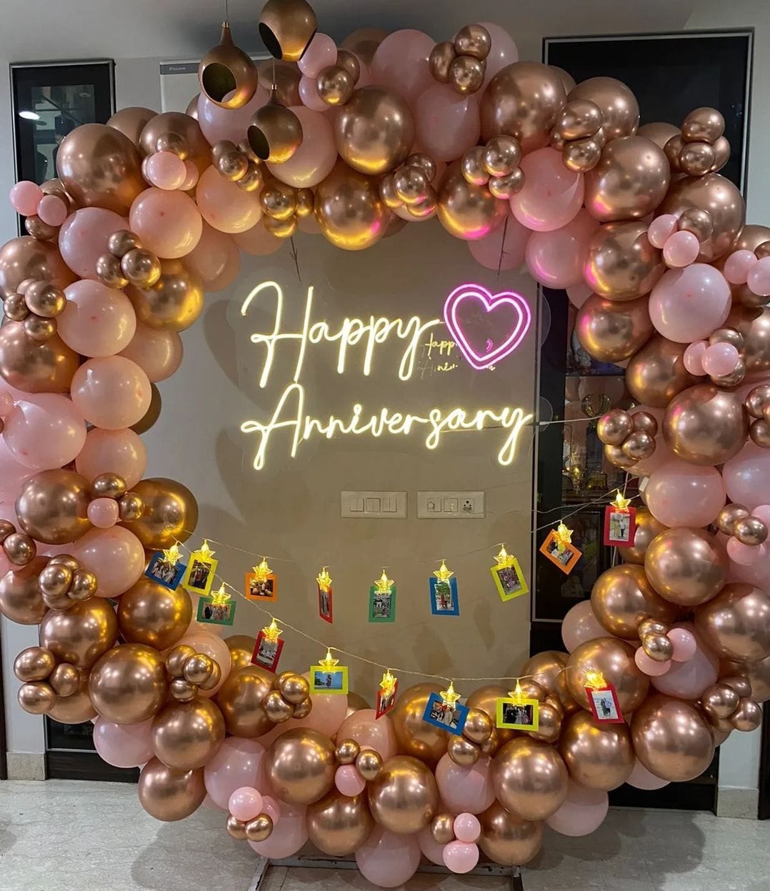 Round Ring Indoor Anniversary Decoration
