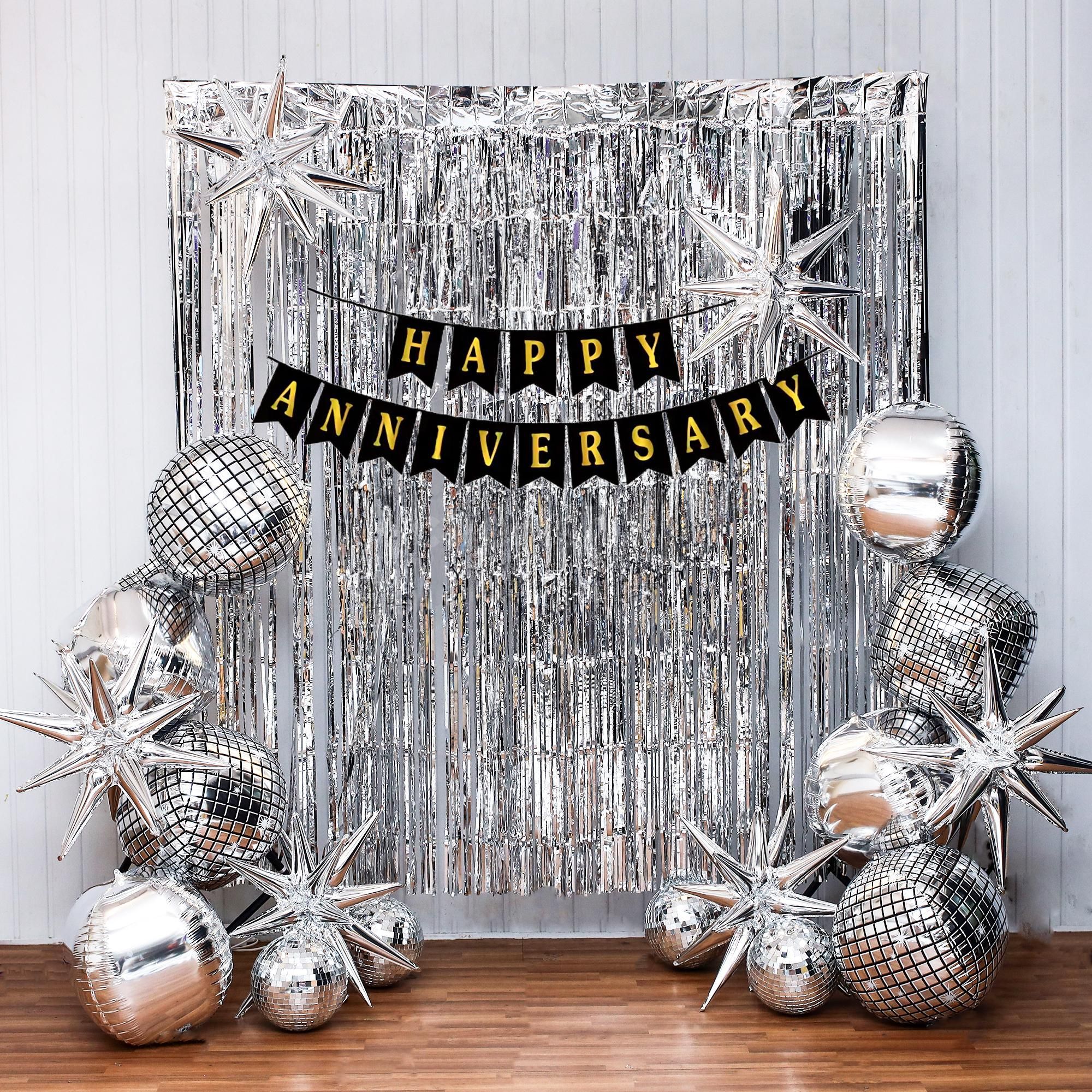 Shimmery Silver Anniversary Packages