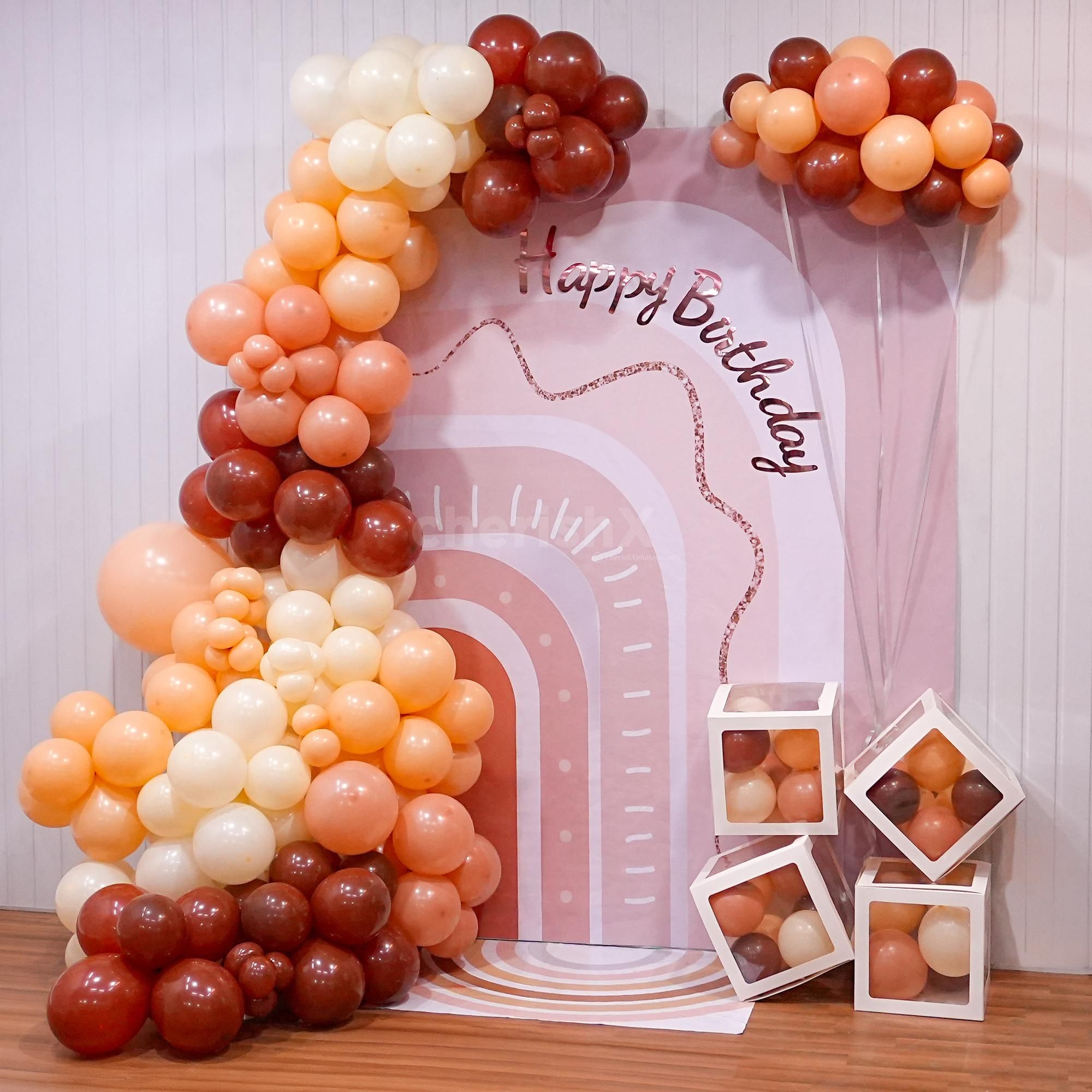 Bohemian Balloon Birthday Decor
