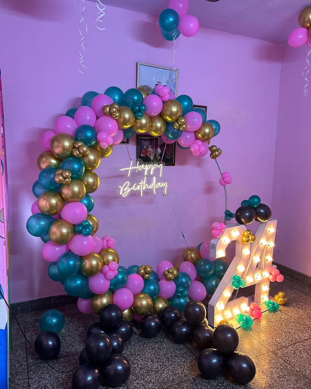 Vibrant Birthday Glow