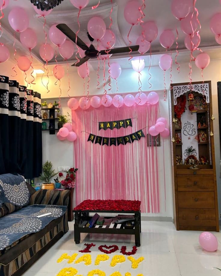 Elegant Pink Birthday Theme