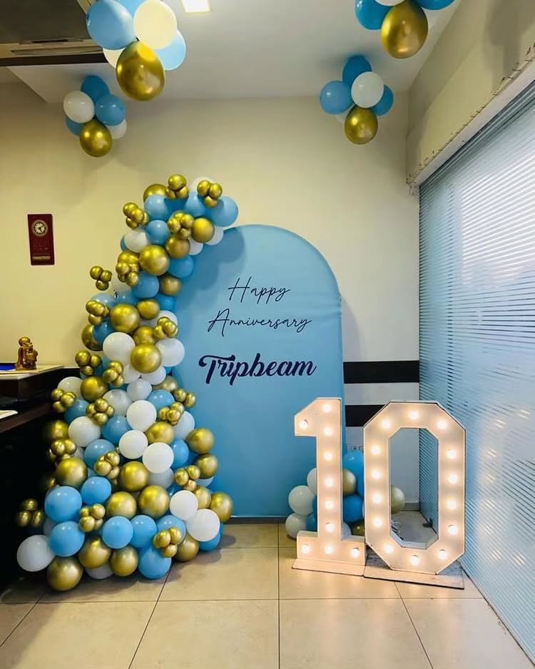 Elegant Corporate Anniversary Decor