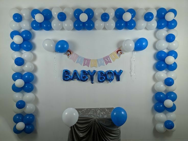 Royal Blue Baby Boy Welcome