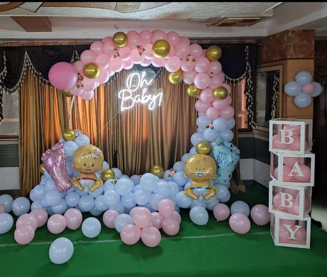 Oh Baby! Baby Shower Backdrop