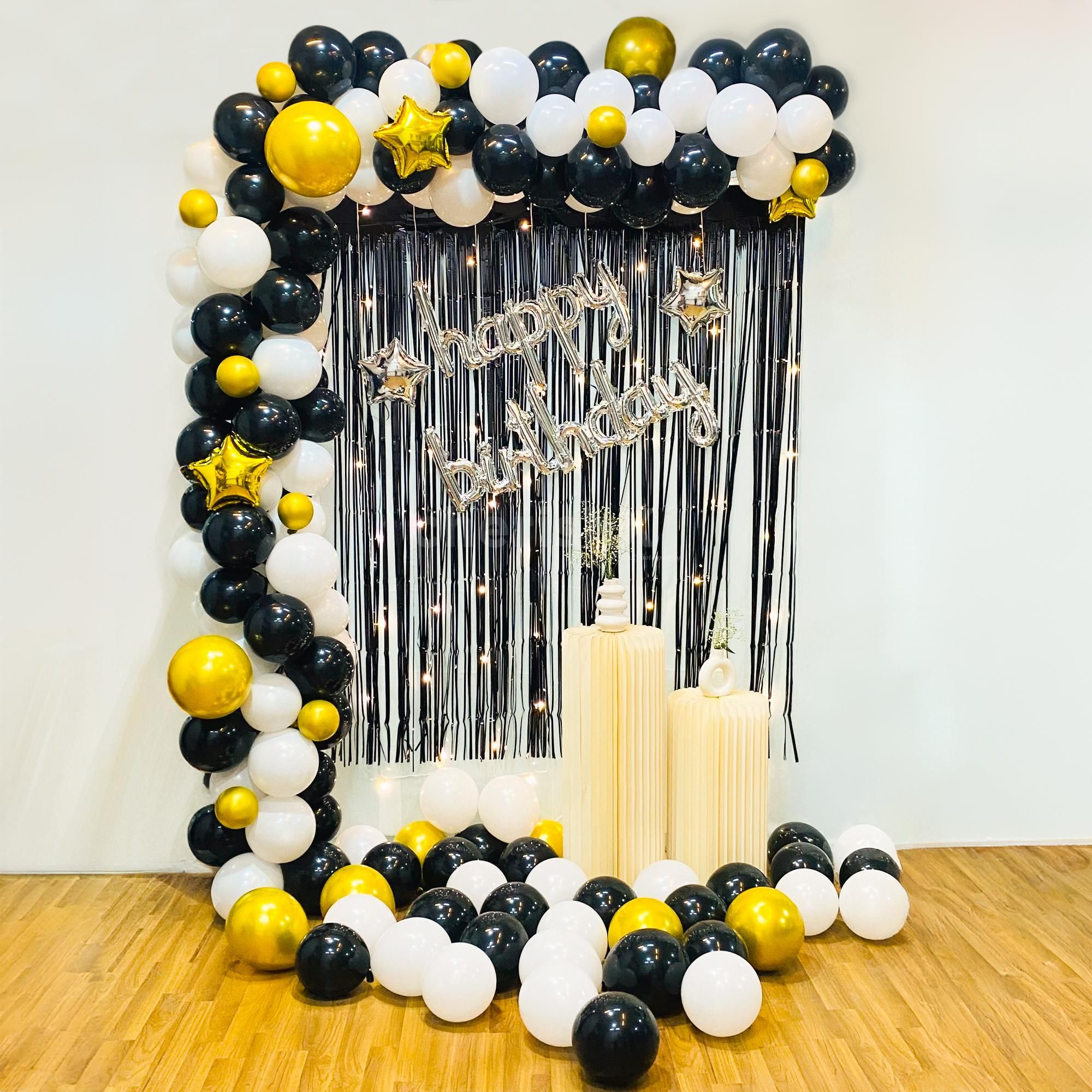 Metallic Monochrome Celebration Affair